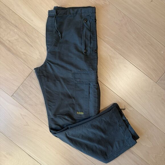 Vintage Levis Silver Tab Cargo Pants 37 Dark Gray 90s Baggy Streetwear Skater - Picture 2 of 10